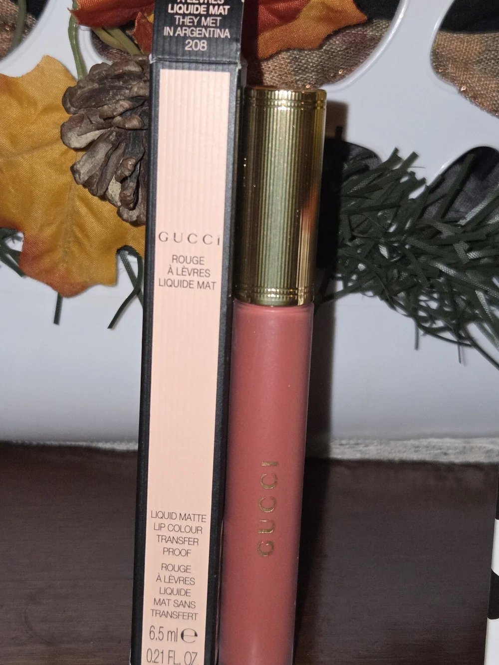 Gucci Rouge à Lèvres Liquide Mat Lipstick 208 They Met in Argentina 6.5ml BNIB